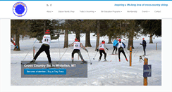 Desktop Screenshot of glaciernordicclub.com