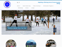 Tablet Screenshot of glaciernordicclub.com